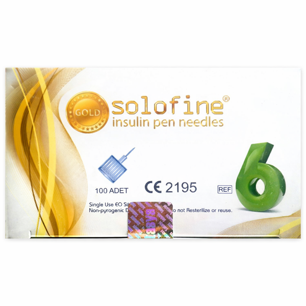 Solofine Gold İğne Ucu 6mm 31G